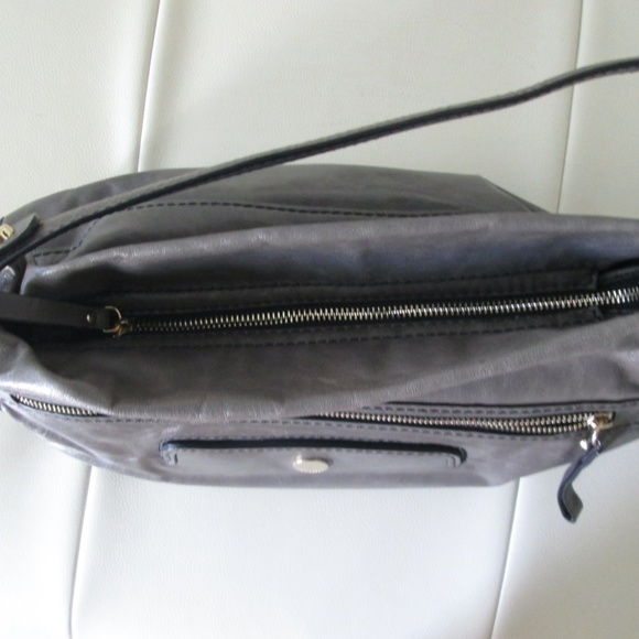 Coccinelle Gray Leather Bag - Picture 7 of 12